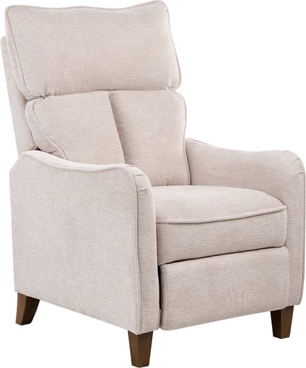 ROYSTON - Fauteuil - Lichtbeige - Polyester