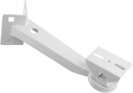 Beveiligingscamera Beugel - Muurbevestiging Camera - Buiten Toezicht - Verstelbare Hoek - 30 x 8 x 8 cm - Wit
