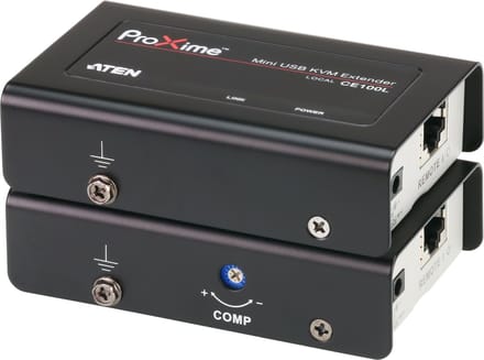 KVM Extender USB Mini KVM Extender 1920x 1200 100Meters  Wide Screen support