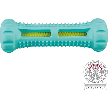Trixie Denta Fun bone Munt flavour natural Rubber 14 cm