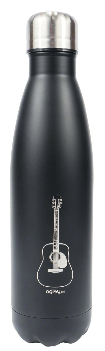 Thermo drink bottle: guitar