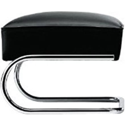 Thonet - S 411 H Kruk - Leer zwart