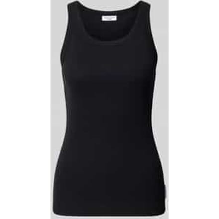 Slim fit tanktop van katoenmix