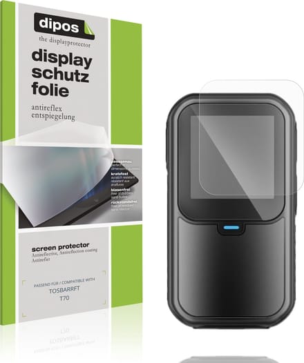 dipos – 4x Matte Beschermfolie geschikt voor TOSBARRFT T70 | Krasbestendige & antireflecterende Screenprotector Ultra-Thin