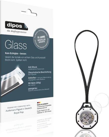dipos – 2x Matte Pantserfolie geschikt voor Audemars Piguet x Swatch Royal Pop | 9H Screenprotector