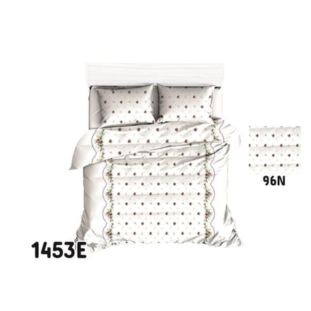 Katoenen Kussensloop 50x60 cm met Rode Rand - Wit