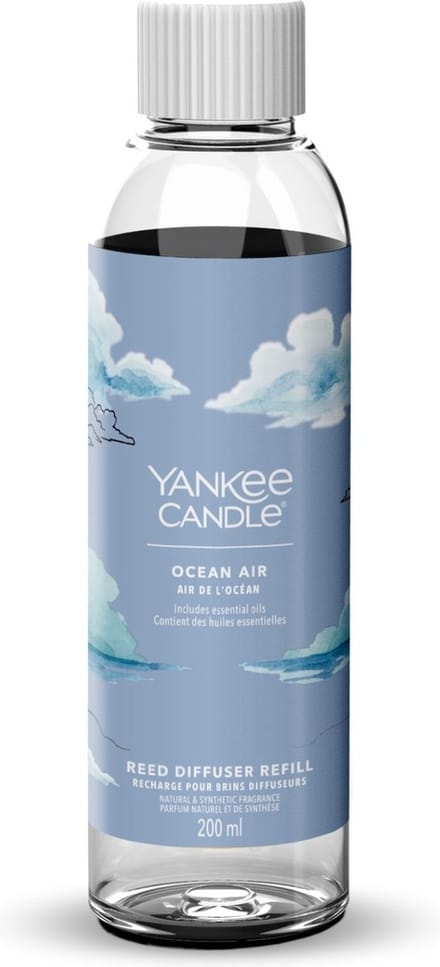 Yankee Candle - Navulling voor Geurstokjes 200 ml - Ocean Air