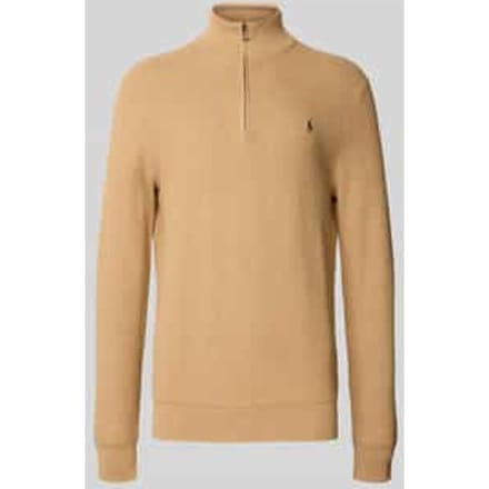 Regular fit schipperstrui met labelstitching