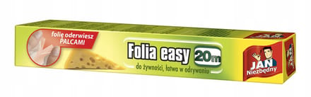 Jan Niezbędny Easy - Vershoudfolie - 20m - Zelfklevend - Gemakkelijk Af te Scheuren