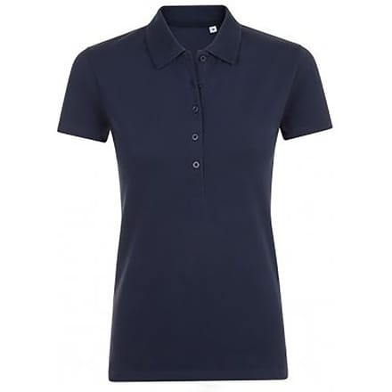 SOLS Dames/dames Phoenix Phoenix Polo met Korte Mouwen (Franse marine)