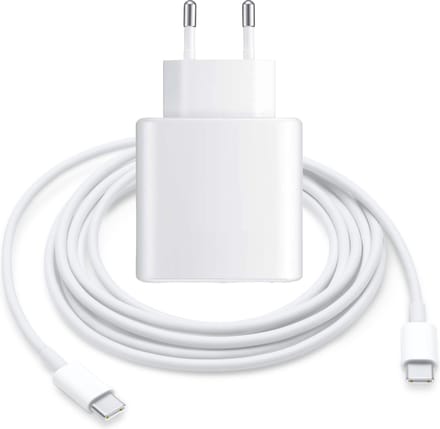 45W USB-C Snellader met Kabel USB C 3 meter - Oplaadset S24, S23, S22, S21, S20 - USBC lader