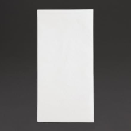 Fiesta recyclebare servetten 40x40cm 2-laags 1/8 vouw wit (2000 stuks)