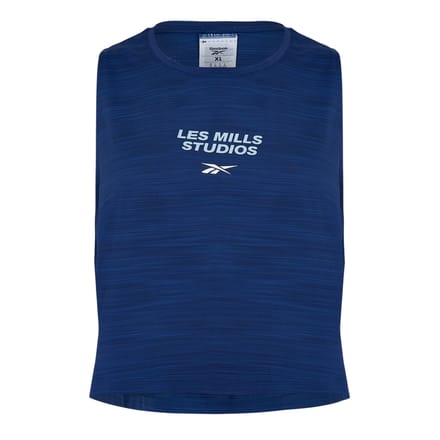 Reebok Heren Les Mills Bodycombat Crew Hals Tanktop (Blauw)