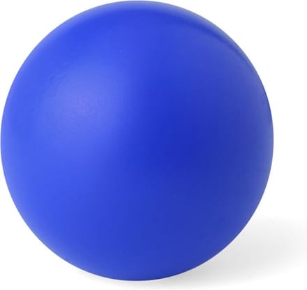 Blauwe anti stressbal 6 cm
