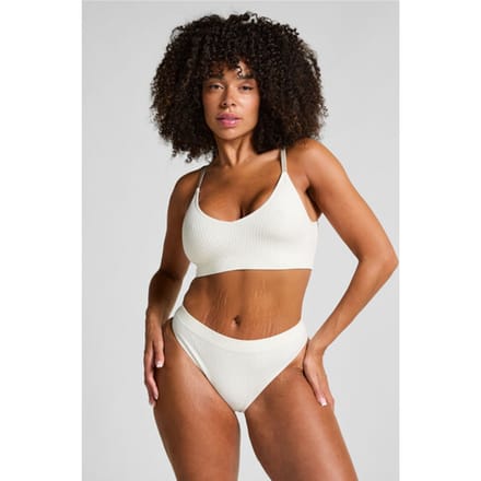 Hunkemöller Dames Lingerie Brazilian Dianne - Wit - maat S