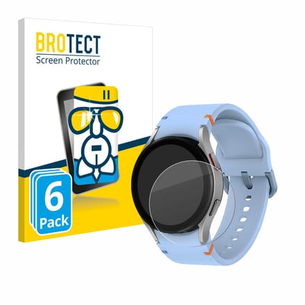 Screenprotector 6 Stuks voor Samsung Galaxy Watch FE Beschermglas transparant