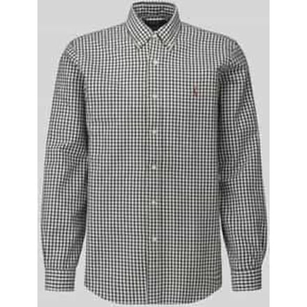 Custom fit vrijetijdsoverhemd van puur katoen