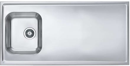 Alveus Classic Pro - Spoelbak, 120x60 cm, rvs 1130473