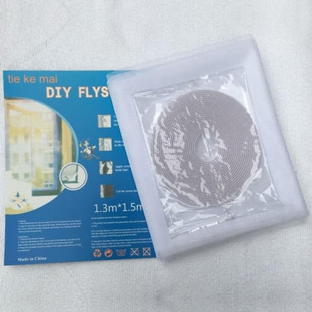 Fly Mosquito Window Net Mesh Screen Room Curtinas Net Muggengordijnen wit