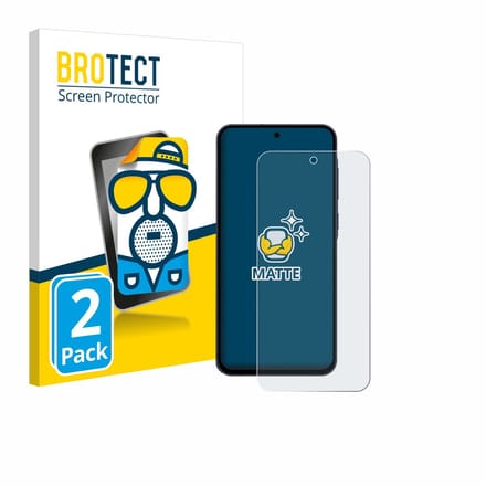 BROTECT - Screenprotector voor Samsung Galaxy A55 5G Enterprise Edition - Folie Beschermfolie matte 2 Stuks