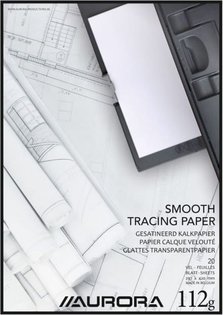 Aurora Overtrekpapier - Gesatineerd Kalkpapier - voor Printer - A3 - 112g - 20 vel