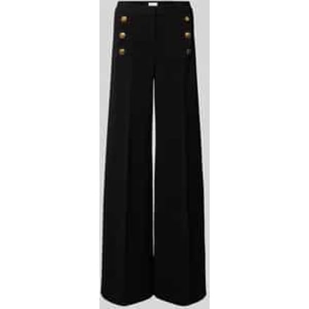 Stoffen broek met Bandplooien Model 'BRIDGET'