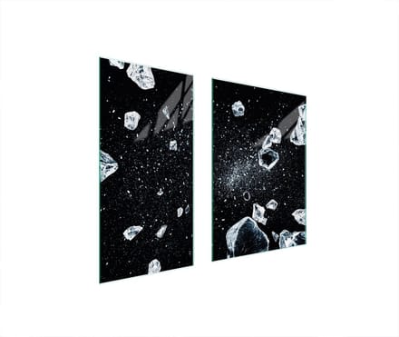 TMK ArtDeko - Glazen Beschermplaat - 75x52 cm - Hittebestendig - Veelzijdig