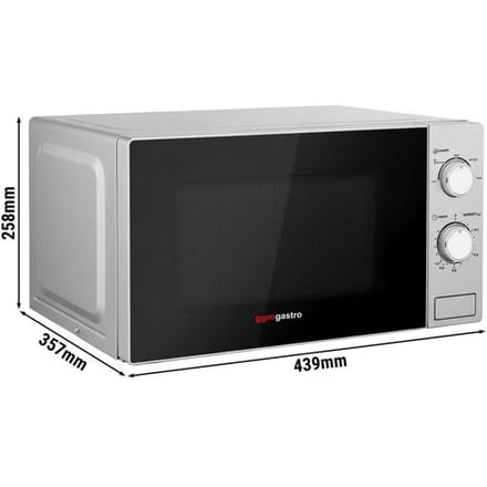 GGM Gastro Mikrowelle - 20 Liter - 700 Watt - Manuell