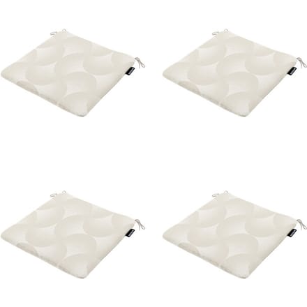 Madison zitkussen napels - 40x40x4,5cm set van 4