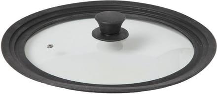 Cosy & Trendy Pannendeksel - universeel - 27,5-30-32 cm - glas - siliconen rand - deksel