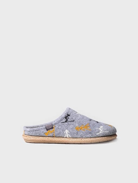 Viltslippers voor heren | TOBI-SK