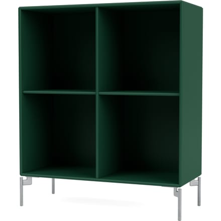 Montana Show boekenplank - Pine - Poten 12,6 cm chroom