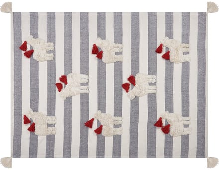 NAMTAR - Plaid - Wit - 120 x 150 cm - Katoen