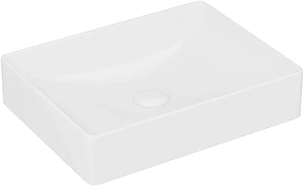 DutchLine - Keramische Waskom Rechthoekig - Wit - 500x380x105mm