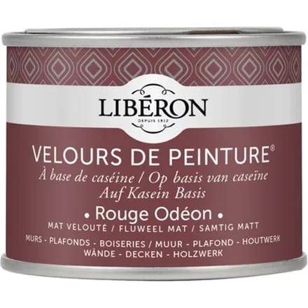 Liberon Velours De Peinture Muurverf - Mat - Rouge Odéon - 0,125l