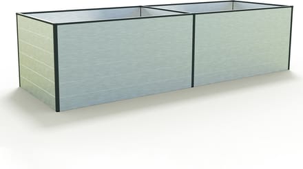 297 x 77 x 77 cm Moestuinbak Kingsize Daniela, Aluminium (geanodiseerd)