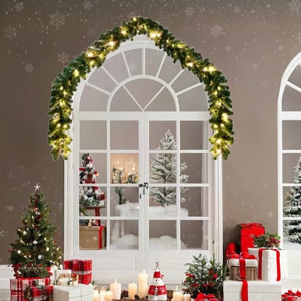 vidaXL - Kerstslinger - met - LED-lampjes - 20 - m