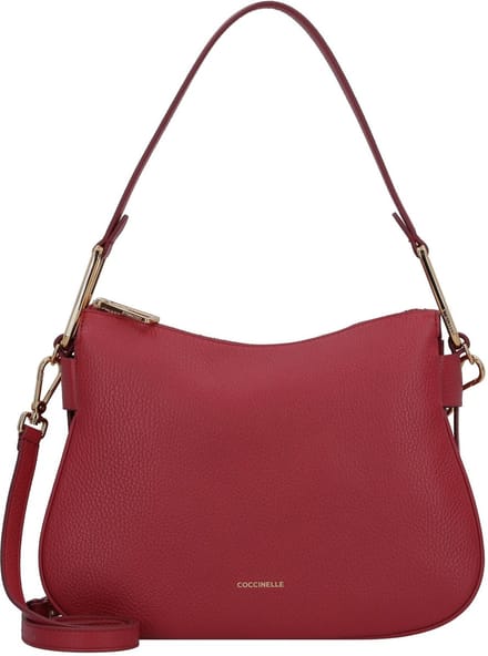 COCCINELLE Leren Schoudertas Magie Soft Shoulder Bag Sangria (rood)paars