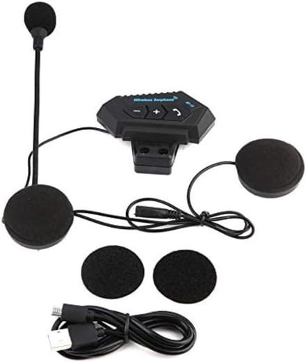 Zyrex® Motorhelm Headset - Helm Headset - Koptelefoon - Waterdicht - Zwart - 10cm x 10cm x 10cm