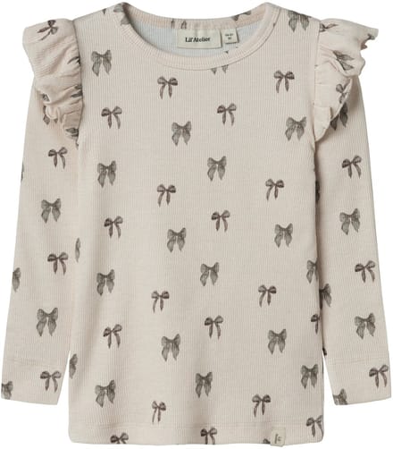 NAME IT - NMFGAVO EKO LS SLIM TOP LIL NOOS - Meisjes - Blouses