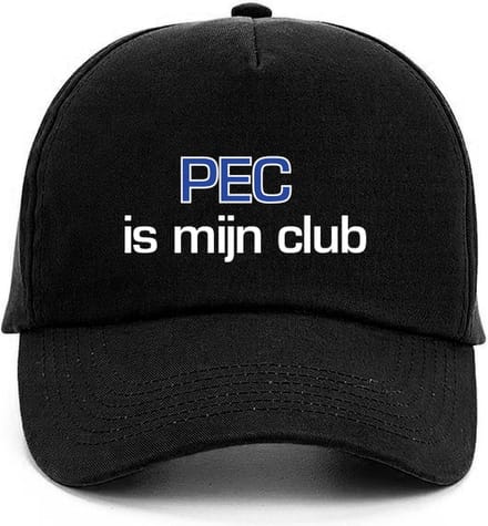 Pet met tekst: PEC is mijn club