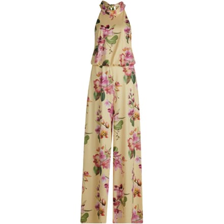 regular fit jumpsuit met all-over bloemenmotief