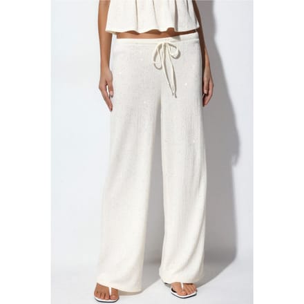 Dames Rechte Trouser met Touwtjes