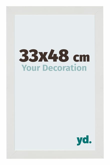 Your Decoration - Fotolijst 33x48 cm - MDF - Wit Mat - Mura