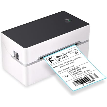 Imprimante d'étiquettes d'expédition de bureau haute vitesse USB + BT imprimante thermique directe fabricant d'étiquettes autocollant EU Plug-USB&BT