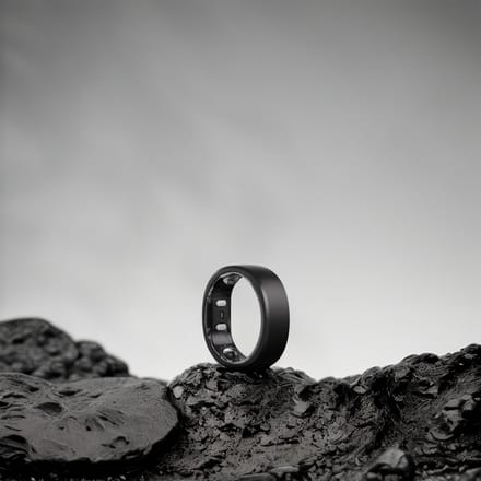 Ringconn Smart Ring Gen 2 - Maat-#7 - Kleur: Zwart
