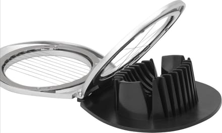 *** Duo Eisnijder 2 Opties - Dubbele functionaliteit Multifunctionele eiersnijder - Kunststof - RVS draden - Ei snijden - Egg cutter - Egg slicer - 2-in-1 - Duo Combi - van Heble® ***