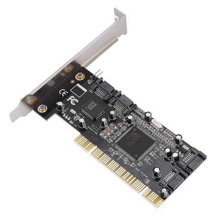 aladdien - Raid-controller - PCI Sil3114 - 4 poorten intern - 1 5-pins PCI-naar-Raid kaart adapter - Gbps chipset - Geschikt voor harde sc...