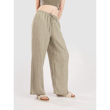 24 Colours 60976B Striped Broek groen
