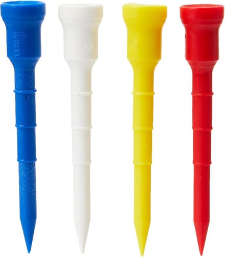Golf Tees 82 mm - 12 Stuks in Meerdere Kleuren voor Optimale Speelprestaties